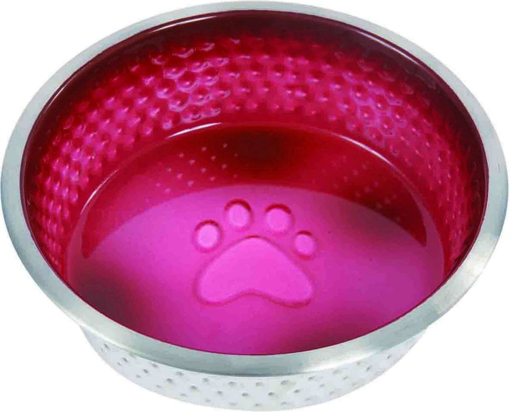 Weatherbeeta Edelstahl Shade Hundenapf, Rutschfest WB1330 (13cm) (Magenta)