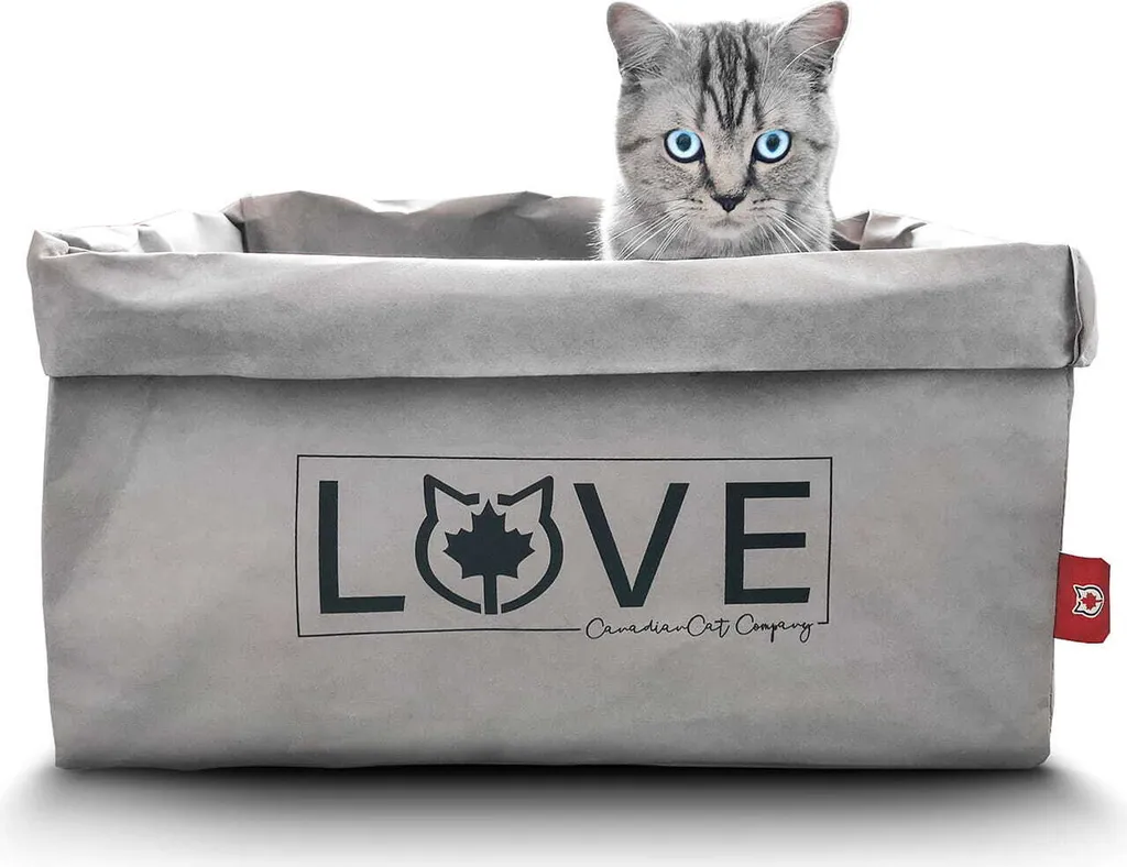 Lit Chat Lavable Winnipeg de Canadian Cat en Textile Robuste et Doux