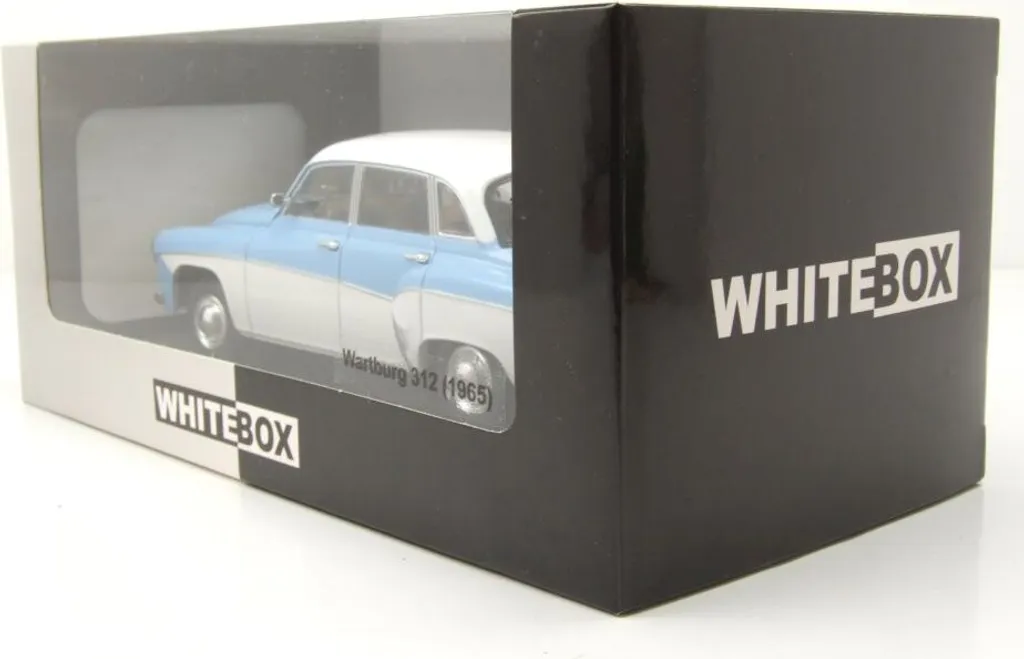 Voiture miniature Wartburg 312 1965 Whitebox 1:24 collection métal - 13