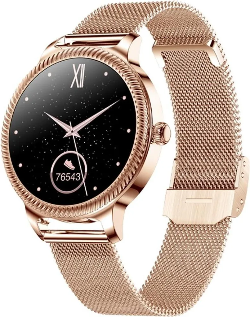 Restez en forme avec la montre Eko dorée : Cardio et bracelet milanais