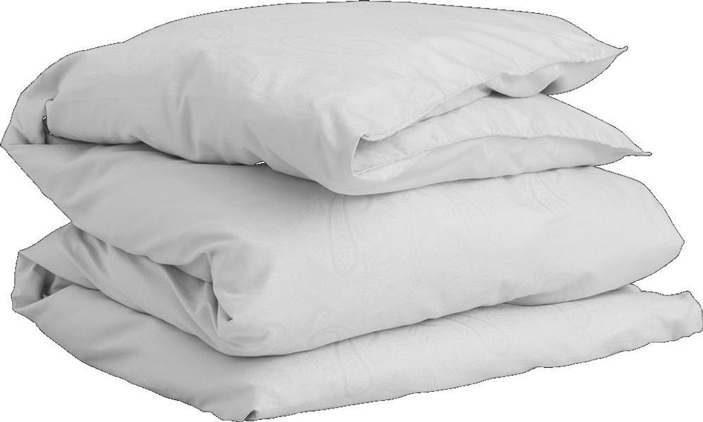 GANT Jacquard Paisley Single Bettdeckenbezug einzeln Farbe Light Grey Größe 155x220