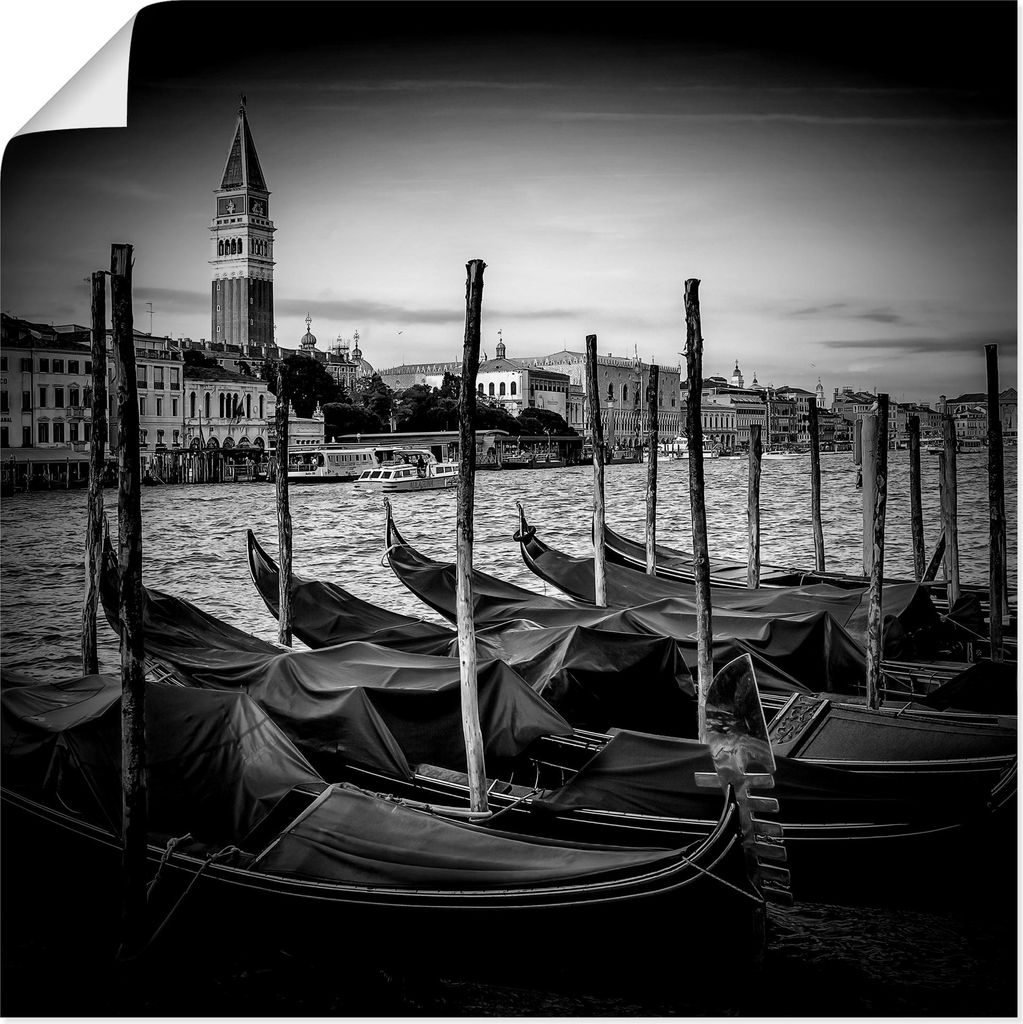 ARTland Poster Venedig Canal Grande & Markusturm II Größe: 70x70 cm