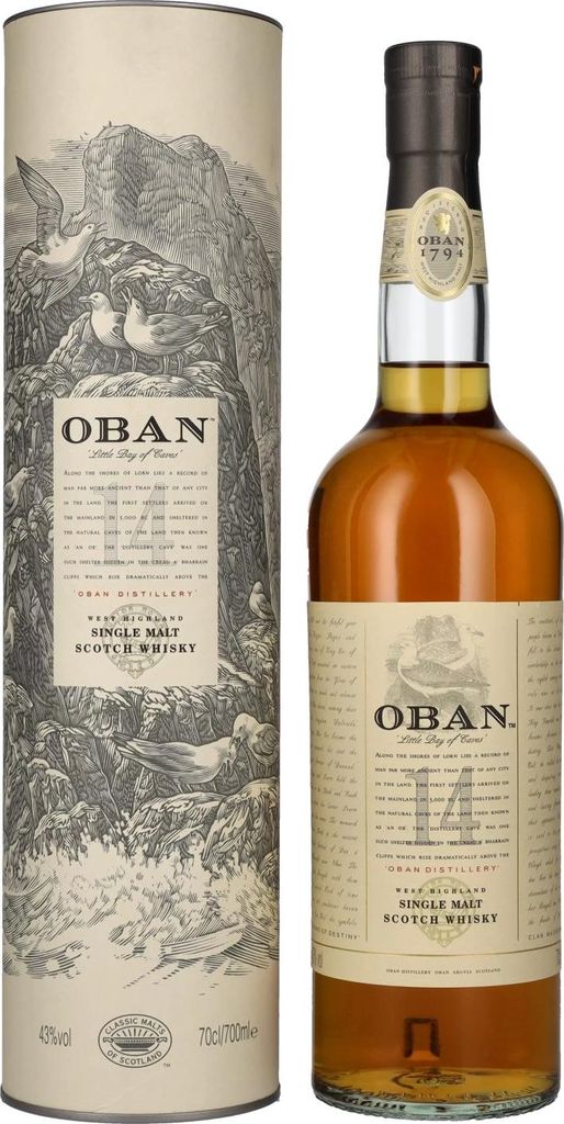 Oban 14 Jahre Single Malt Scotch Whisky | 43 % vol | 0,7 l Produktbild 
