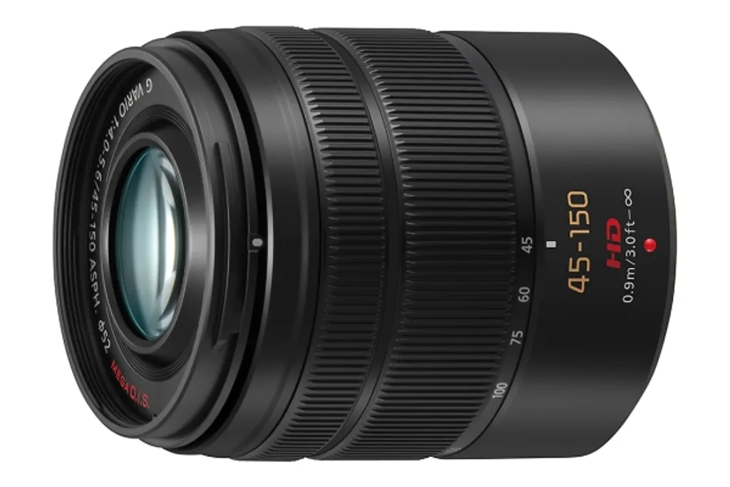 Panasonic Lumix G Vario 45-150mm f/4.0-5.6 ASPH MEGA O.I.S. Objectif Noir