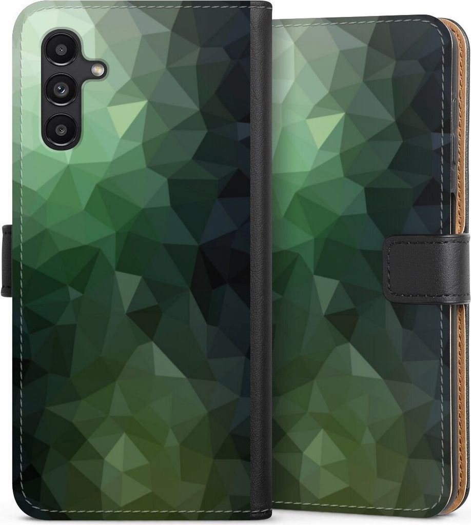 DeinDesign Klapphülle für Samsung Galaxy A13 5G Handytasche Lederhülle Tasche Geometric Mosaik Tarnmuster