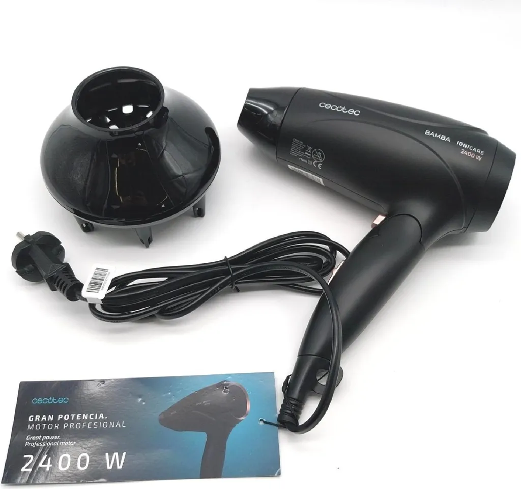Sèche-cheveux Ionique Cecotec Bamba IoniCare 5450 Puissant et Pliable - 19