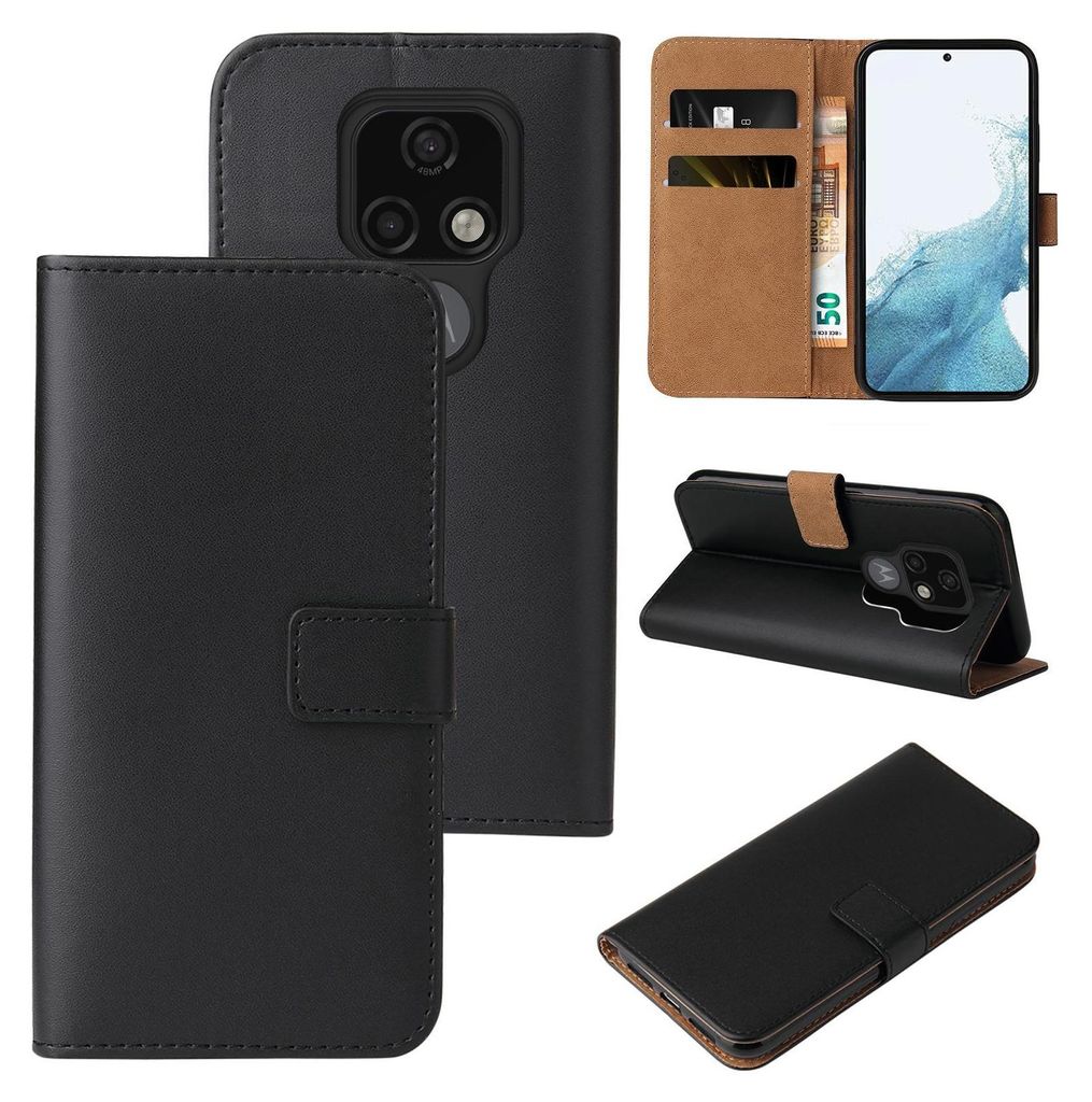Handy Hülle für Motorola Moto E7 Klapphülle Bookcase Flip Produktbild 