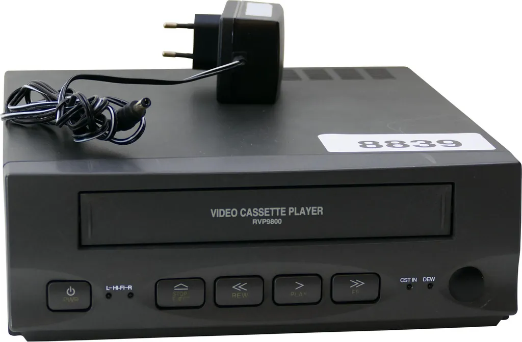 Lecteur enregistreur VHS portable Rosen RVP9800 compact et robuste