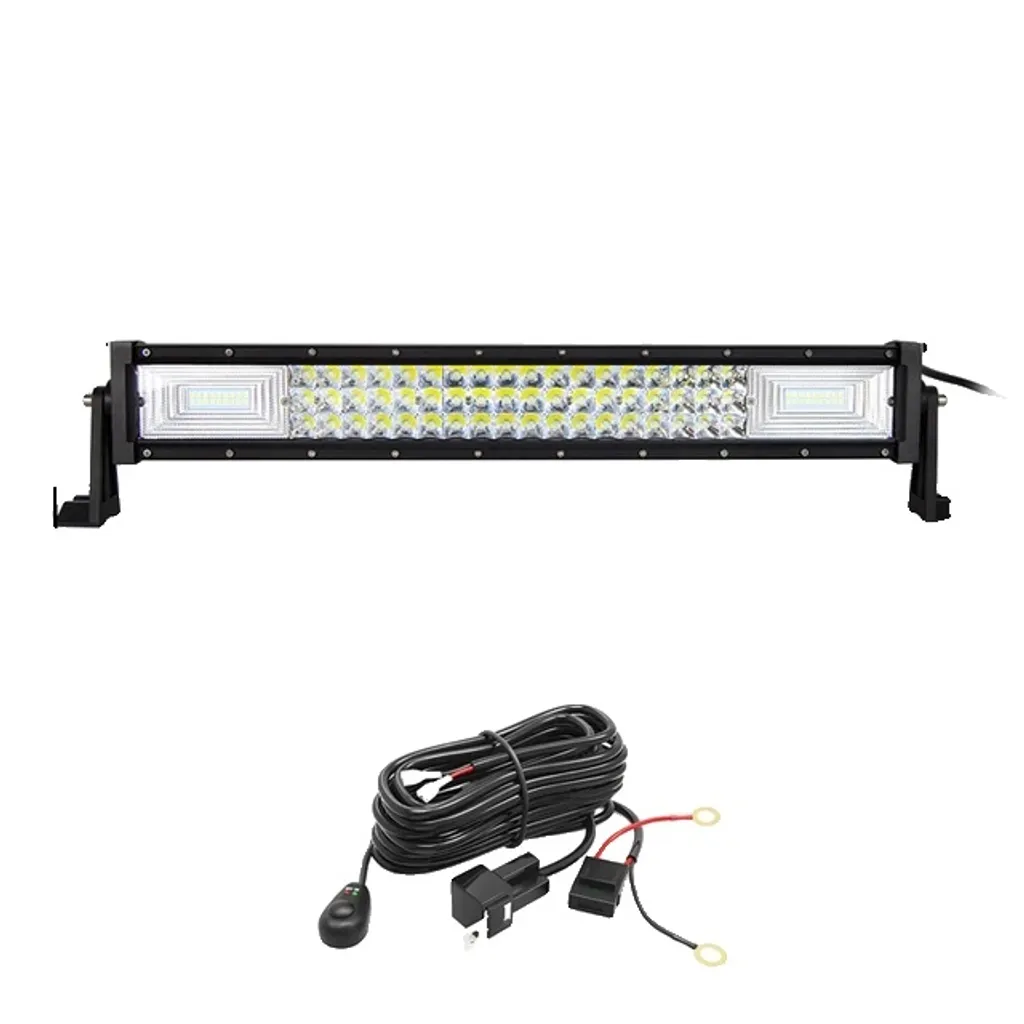 Barre LED 22 pouces avec technologie 7D à 3 rangées pour éclairage intense