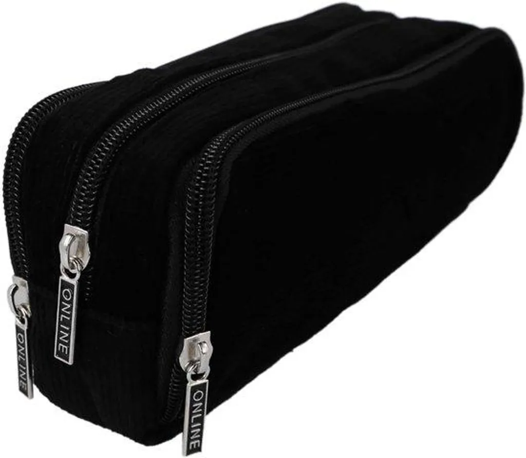 Pochette de rangement velours 3 zones pour ne plus perdre vos stylos