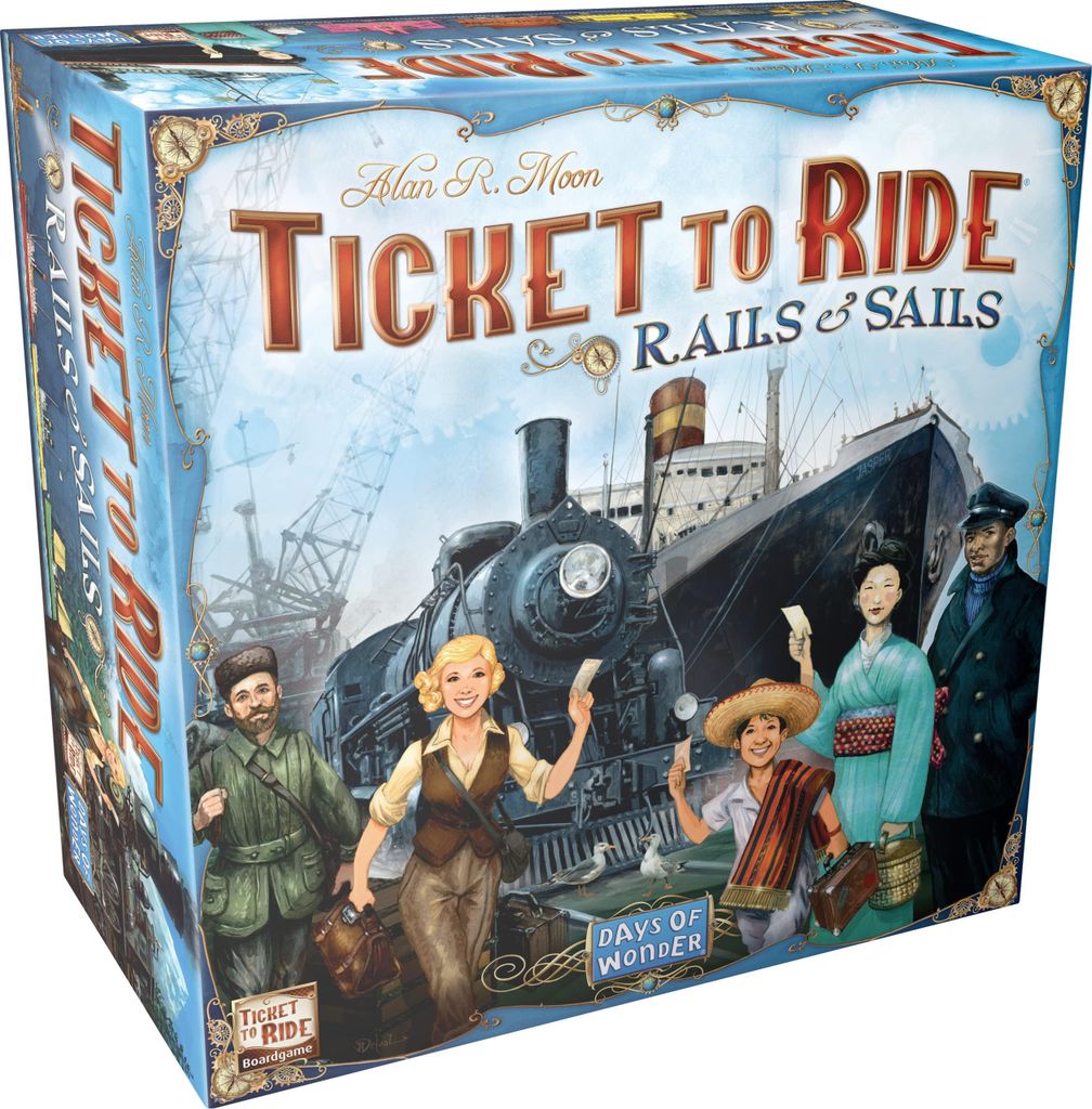 Juego de mesa Ticket to Ride: Ferrocarriles y Velas Imagen del producto 
