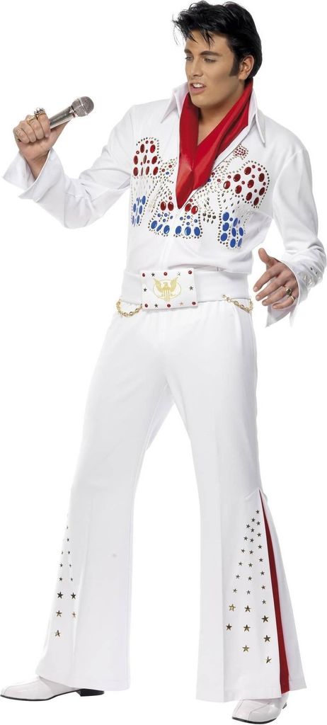 Smiffys - Costume '" 'Elvis Presley" - Hommes/femmes unie Image du produit 