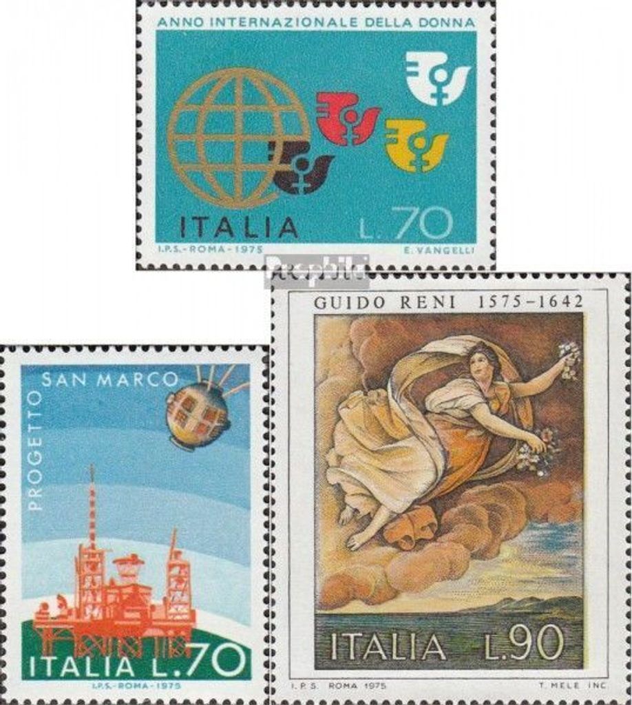 Briefmarken Italien 1975 Mi 1491,1492,1496 (kompl.Ausg.) postfrisch Sondermarke