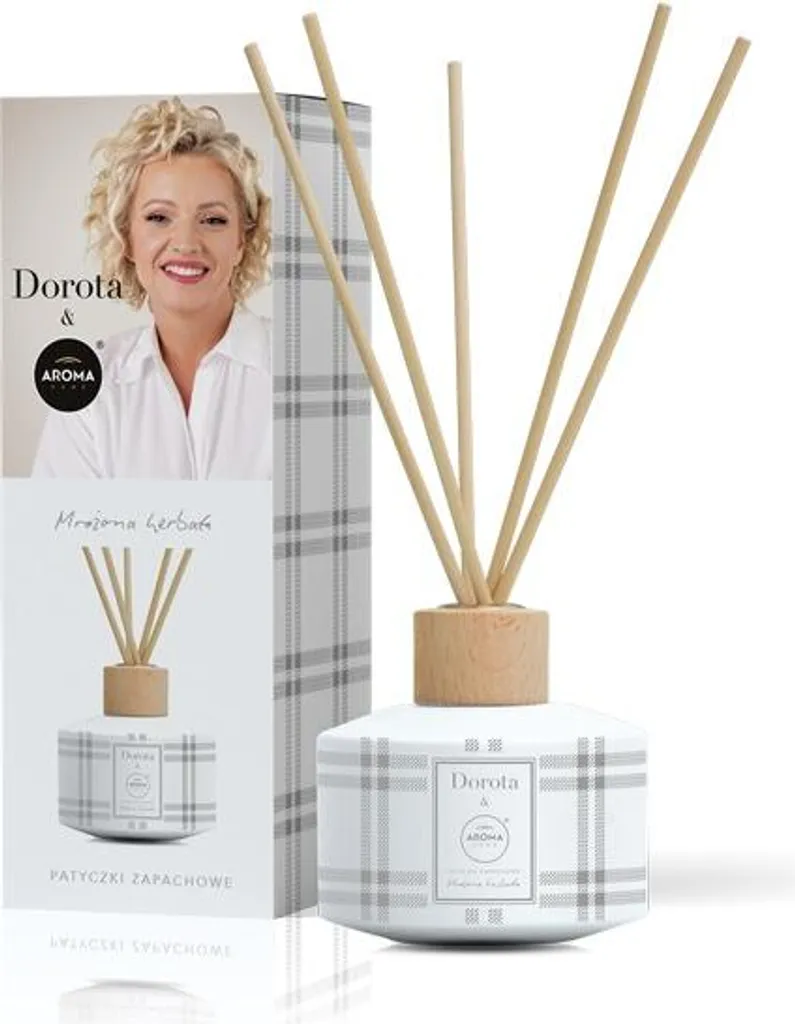 Dorota & Aroma Sticks Parfum d'Intérieur Thé Glacé 100ml avec Tiges