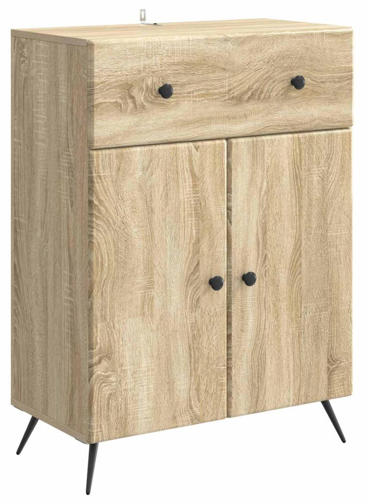 Sideboard Sonoma-Eiche 66 x 34,5 x 90 cm Holzwerkstoff