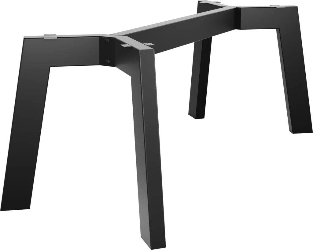 Pied de table stable en acier pour bureau massif - Solution design 72cm