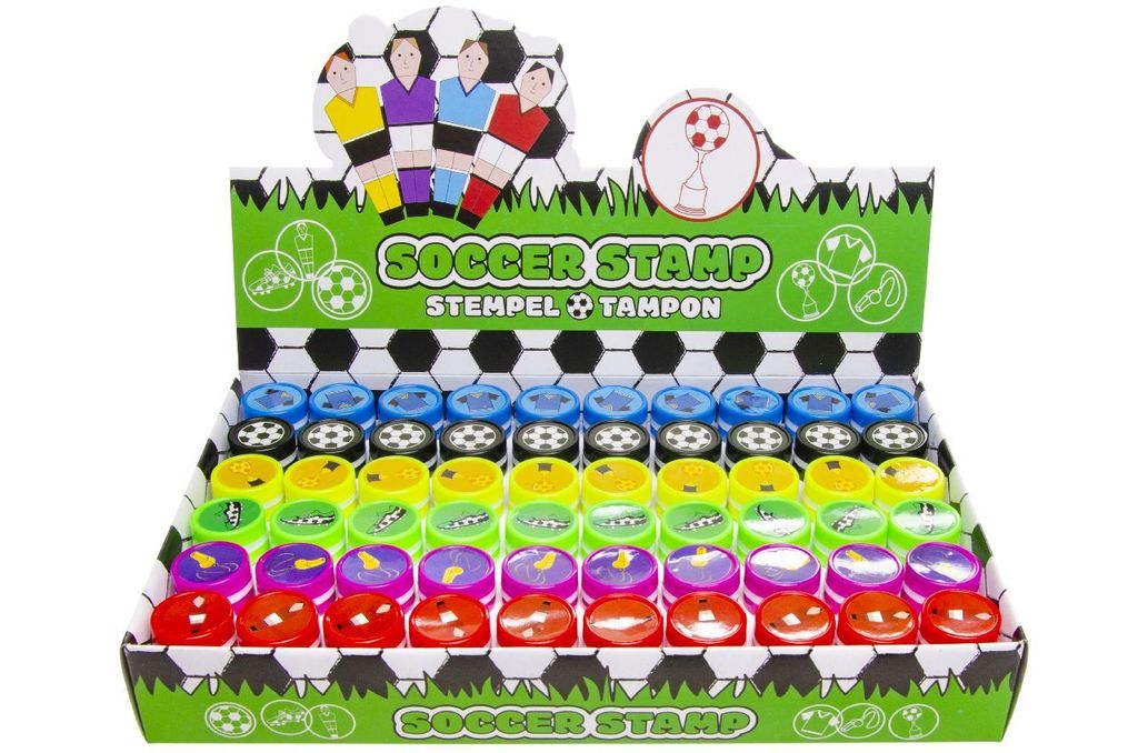 Kinderstempel Fussball 60 Stück Mitgebsel oder Give-Away für den Kindergeburtstag