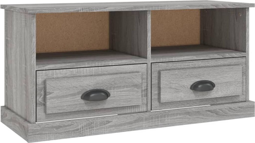 vidaXL TV-Schrank Grau Sonoma 93x35,5x45 cm Holzwerkstoff