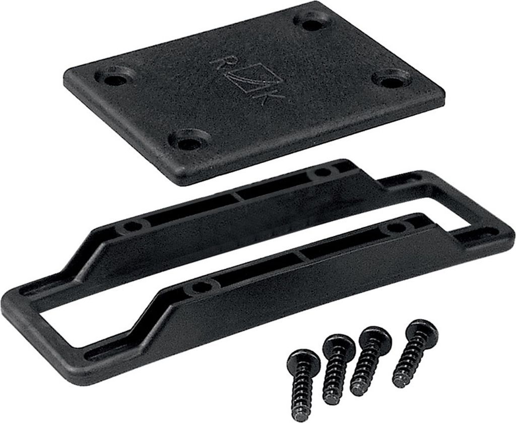 KLICKfix 0845H Kupplung für Körbe und Boxen, schwarz