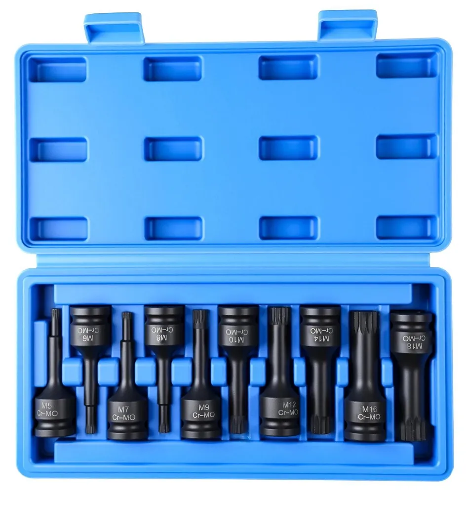 Vis à frapper en acier carbone haute résistance, kit de 10 unités