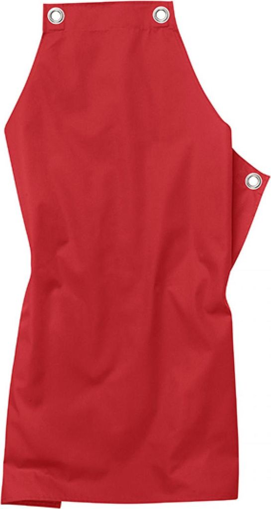 CG Workwear 00141-01 | Bib Apron Potenza X Classic Bis 95 °C waschbar - Farbe: Red - Größe: 90 x 71 cm