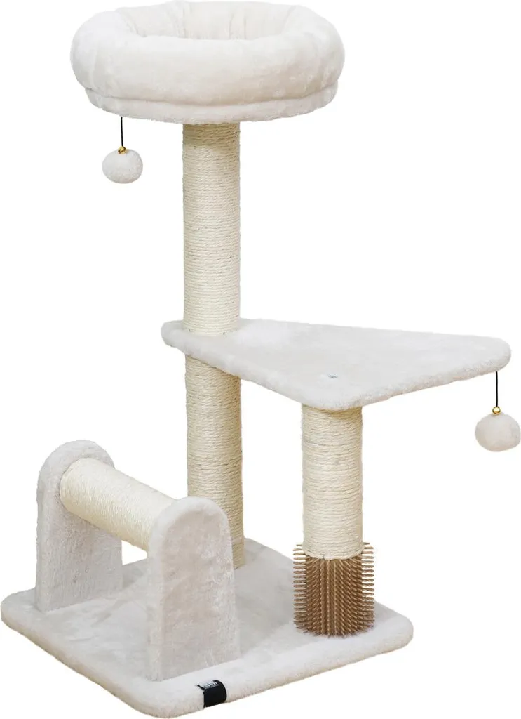 Arbre à chat Europet Bernina Florida crème - Griffoir robuste et chic