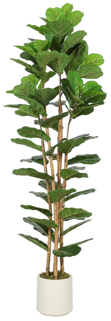 HOMCOM Künstlicher Geigenfeigenbaum 180 cm Kunstpflanze mit Produktbild 