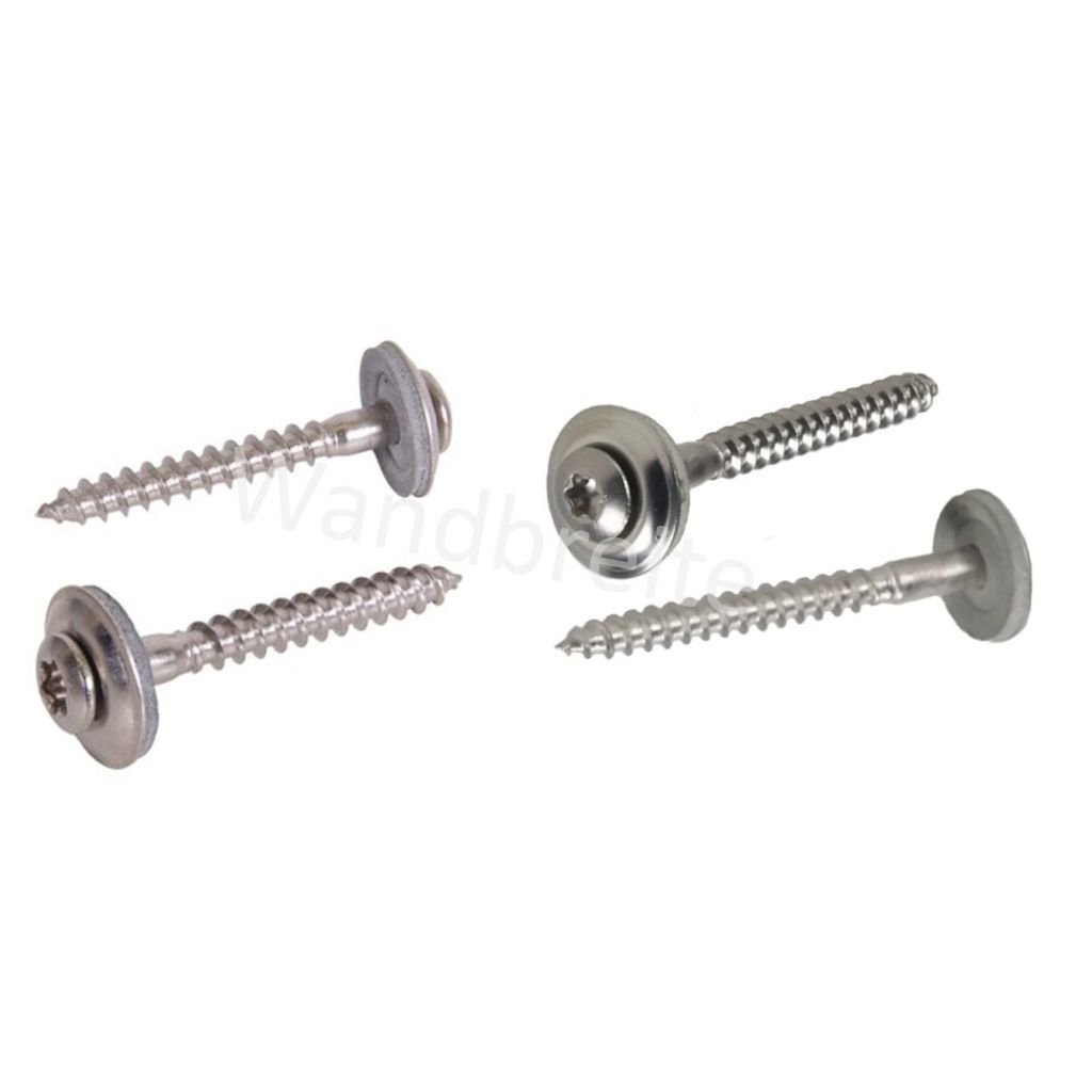 Spengler-Schrauben 100 Stück TX20 EPDM-Dichtscheiben 4,5x65mm
