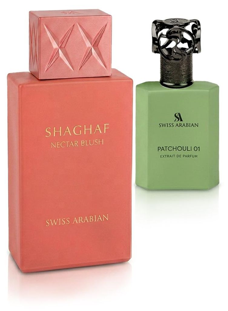 Swiss Arabian Shaghaf Nectar Blush, estratto di profumo, Immagine del prodotto  Immagine generata dall'IA
