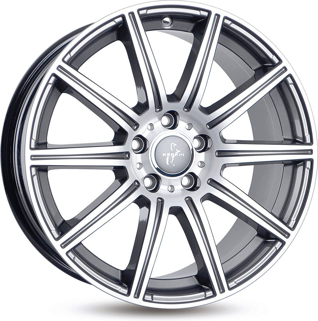Keskin KT16 Dynamic palladium front polish 8.5x19 ET45 - Produktbild 