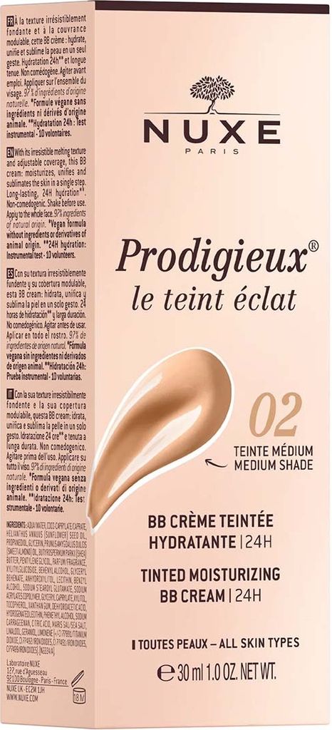 Nuxe Prodigieux Teint Eclat BB Creme Medium 30 ml Image du produit 