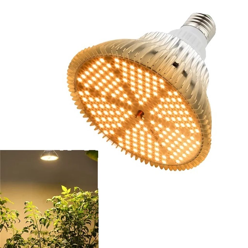 LED Pflanzenlicht, Vollspektrum, Energieeffizient, 120W warmweiß
