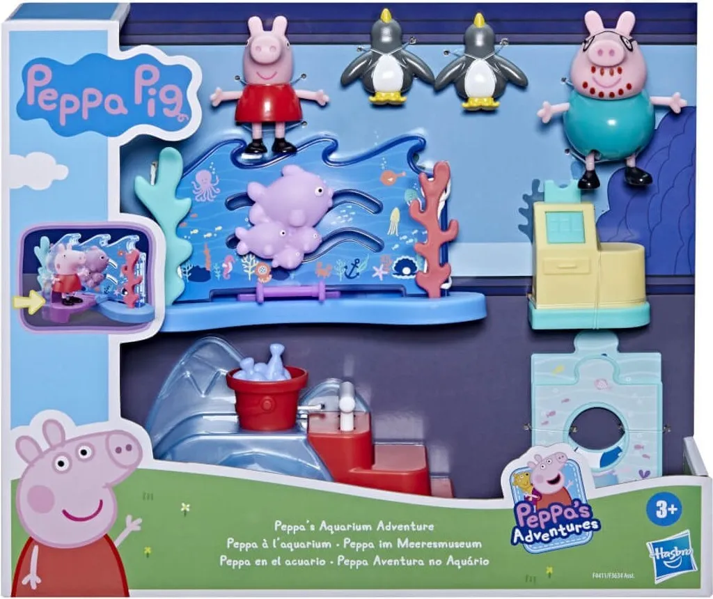 Jouet Peppa Pig F36345L0 : Set de figurines et accessoires miniatures