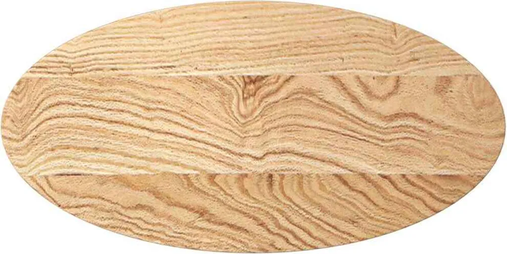 Top Ovale in Rovere 80x40 - Design Scandinavo per Tavolini e Scrivanie
