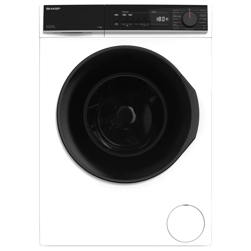 Sharp Waschmaschine 7kg SoftTouch-Bedienung AquaStop 1400 U/min ES-PRO714WA-DE
