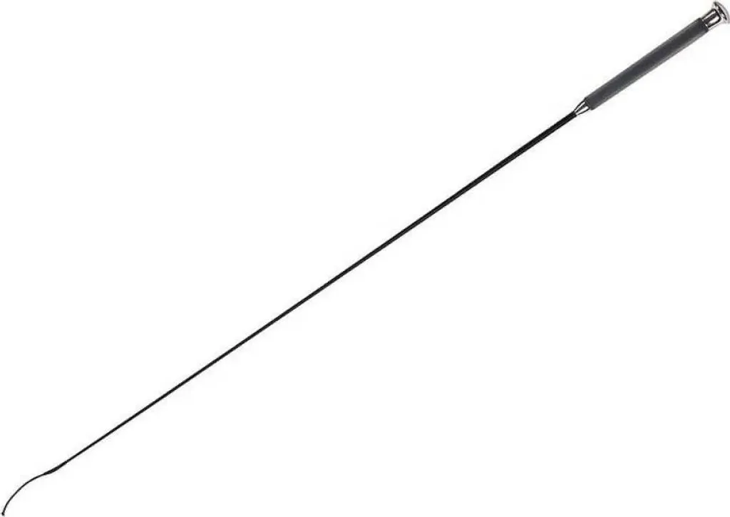 Cravache dressage 110 cm Whip&go Gel Noir : confort de prise en main