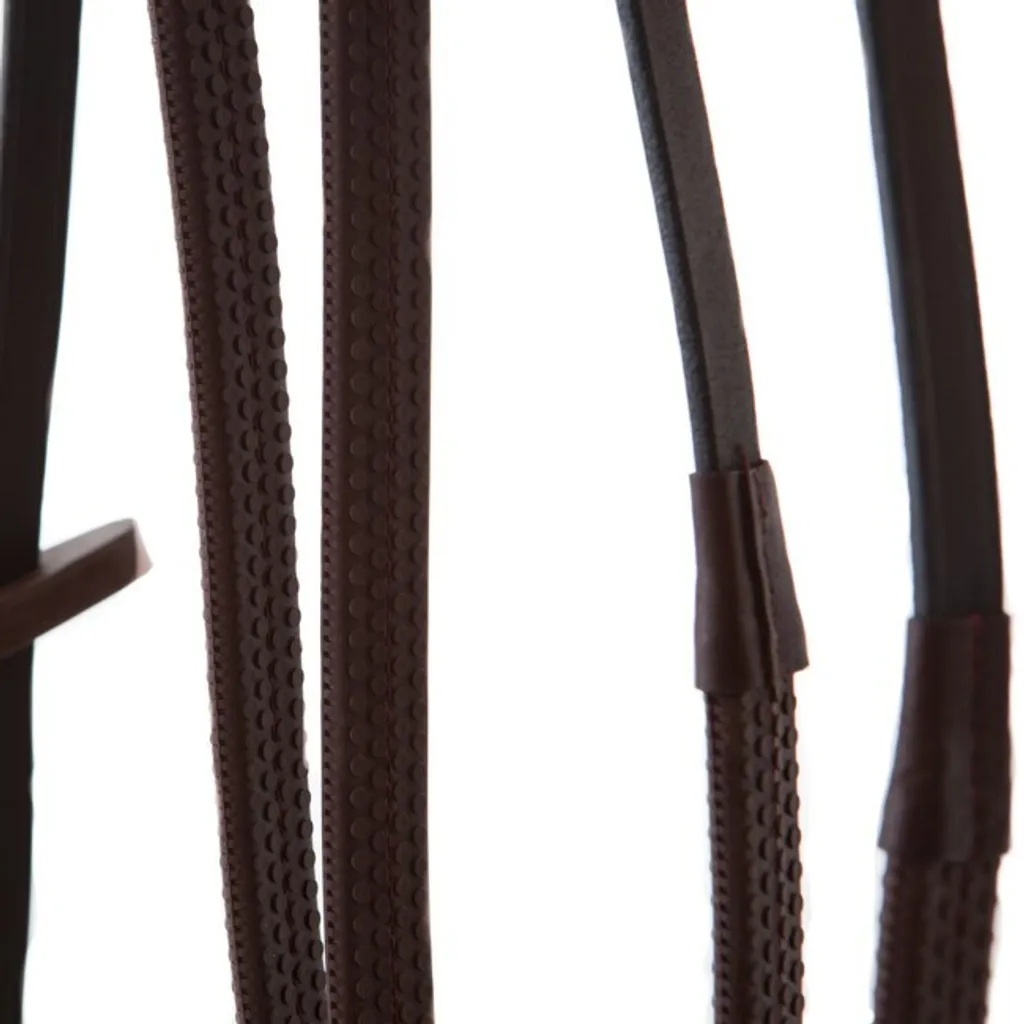 Redini in gomma morbida con stopper Brown/Silver P