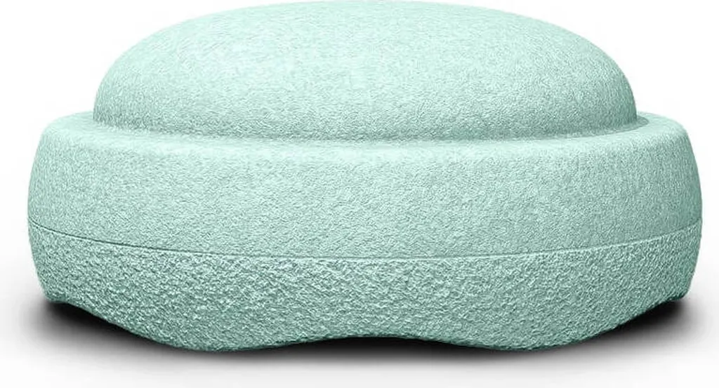 Bloc de motricité enfant Grow Vert Pastel - Pierre d'équilibre design