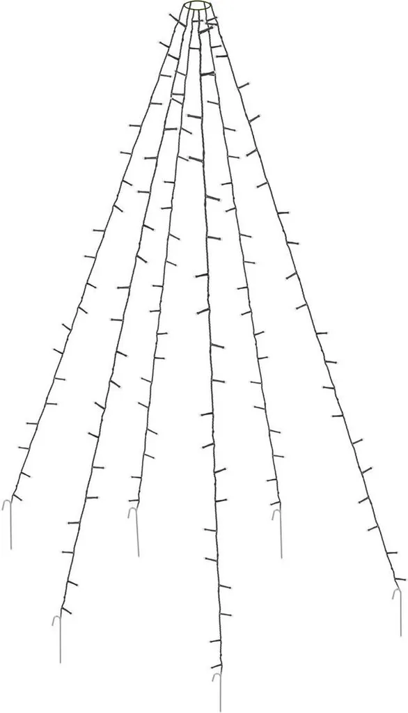 Illuminazione Professionale Pennone 8m - 400 LED Outdoor IP44