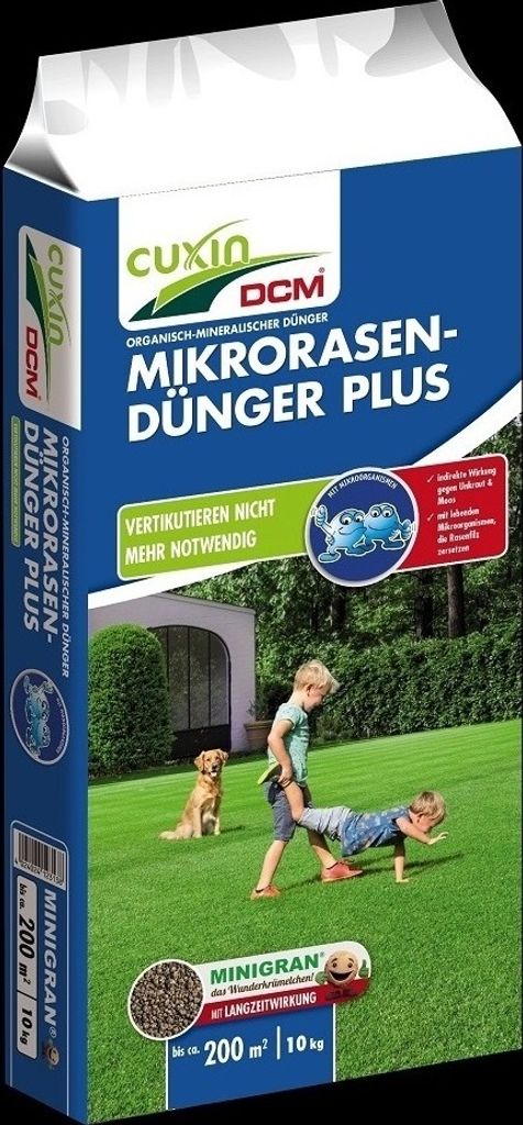 Cuxin DCM Mikro Rasendünger  Plus Minigran 10 kg Produktbild 
