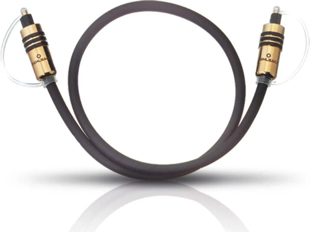Oehlbach Hyper Profi Opto 100 Câble Fibre Optique 1m avec Connecteur Or