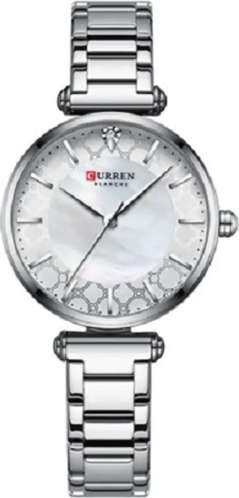 Montre Quartz Femme en Acier Argenté - Bijou de Poignet Style Chic