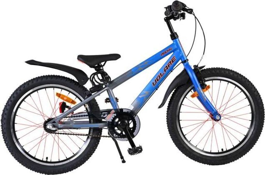 Volare Rocky Kinderfahrrad - 20 Zoll - 3 Gänge - Blau/Grau Produktbild 