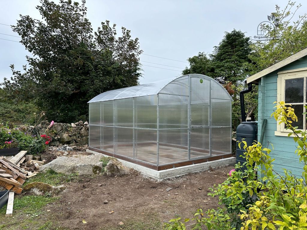 Garten Dream Polycarbonat Gewächshauser "Gabriela" 3x4m aus Stahl, mit 6mm Polycarbonat