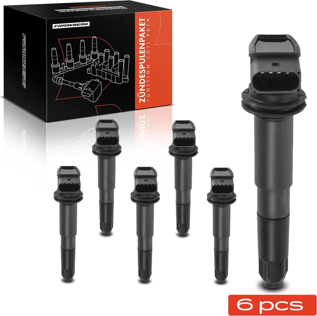 Frankberg 6x modulo accensione bobina di accensione per Porsche Carrera GT 980 Cayenne 9PA 5.7L 4.5L 2002-2006 - 1