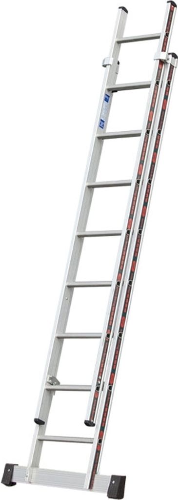 Euro-Profi Schiebeleiter 2-tlg. Mod. S302 - Sprossenanzahl: 2 x 8, Länge max.: ca. 4,10 m