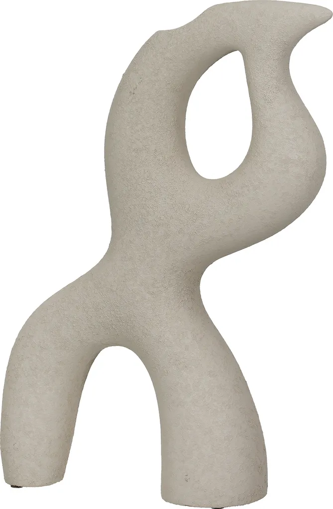 Vase en Céramique Gris Haute Qualité 40cm Florenz Gilde - Set de 2 Pièces