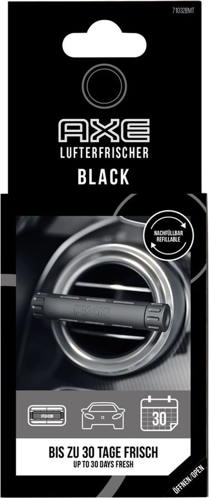 AXE Lufterfr.Vents Black Alu, nachfüllbare Vents