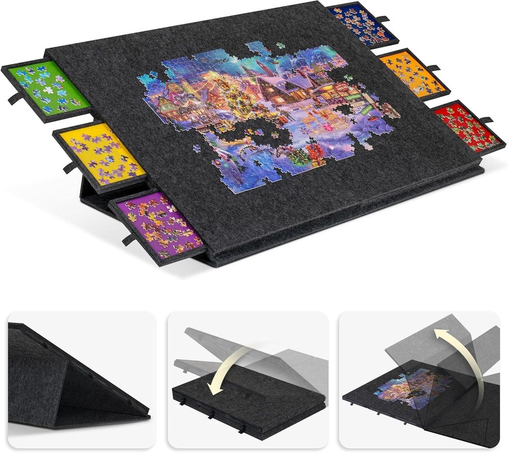 Puzzlebrett, Puzzletisch, Puzzle Plattform, 2-in-1 Produktbild 