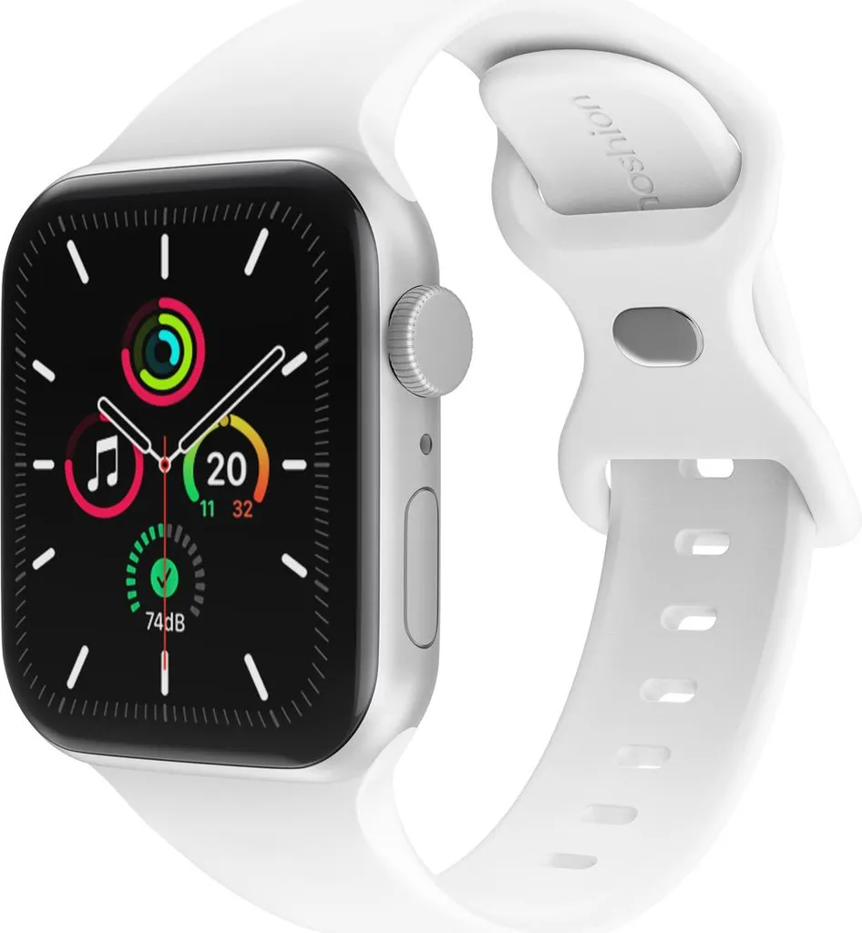 Watch Ultra - 49 mm, Watch Ultra 2 - 49 mm, Watch SE - 44 mm, Watch SE 2023 - 44 mm, Watch SE 2022 - 44 mm, Watch 9 - 45 mm, Watch 8 - 45 mm, Watch 7 - 45 mm, Watch 6 - 44 mm, Watch 5 - 44 mm, Watch 5 - 44 mm, Watch 4 - 44 mm, Watch 44 mm, Watch 42 mm, Watch 3 - 42 mm, Watch 2 - 42 mm, Watch 1 - 42 mm, Watch 1 - 42 mm, Watch 10 - 46 mm Cinturino: imoshion Silikonband 2.0